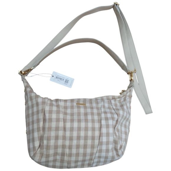 Hammitt Morgan Dandelion Gingham Shoulder Bag - Picture 2 of 11